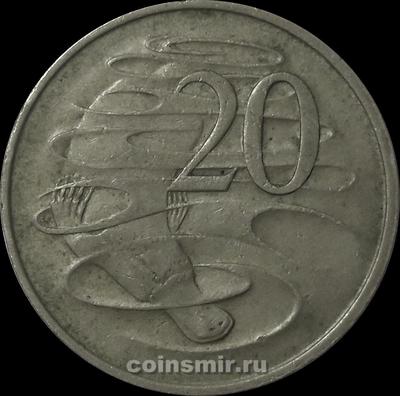 20 центов 1966 Австралия. Утконос.