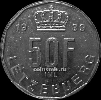 50 франков 1989 Люксембург.