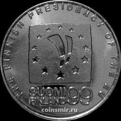Жетон монетного двора Финляндии 1999. Миллениум. Председательство в ЕС.