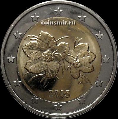 2 евро 2005 М Финляндия. Морошка. UNC