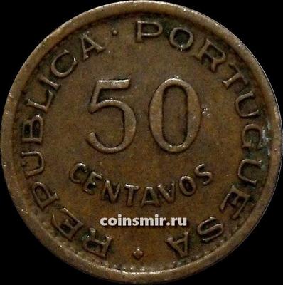 50 сентаво 1953 Португальская Ангола.