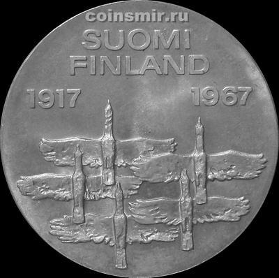 10 марок 1967 Финляндия. 50 лет независимости.