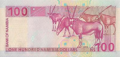 100 долларов 2003 Намибия.