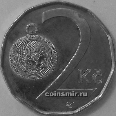 2 кроны 2001 Чехия.