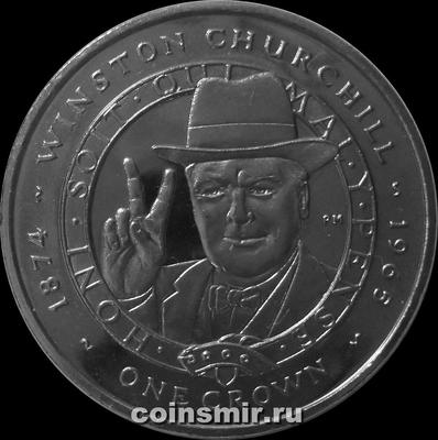 1 крона 2007 Фолклендские острова. Сэр Уинстон Черчилль.