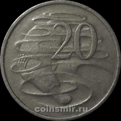 20 центов 1980 Австралия. Утконос.