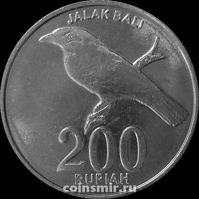 200 рупий 2003 Индонезия. Балийский скворец. UNC