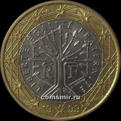 1 евро 1999 Франция. VF
