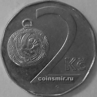 2 кроны 1993 Чехия.