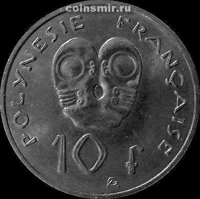 10 франков 2008 Французская Полинезия.