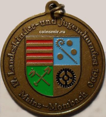 Медаль Майнц-Момбах, Германия. Фестиваль детской и юношеской гимнастики 1990.