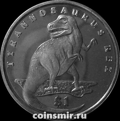 1 доллар 2006 Сьерра Леоне. Тираннозавр Рекс.