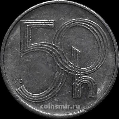 50 геллеров 1993 НМ Чехия.