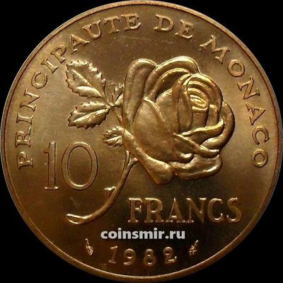 10 франков 1982 Монако.  Грейс Келли.