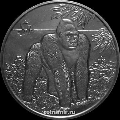 1 доллар 2005 Сьерра-Леоне. Горилла.