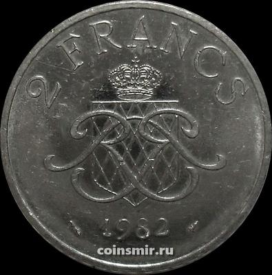 2 франка 1982 Монако.