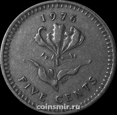 5 центов 1976 Родезия. VF