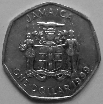 1 доллар 1999 Ямайка. Александр Бустаманте.