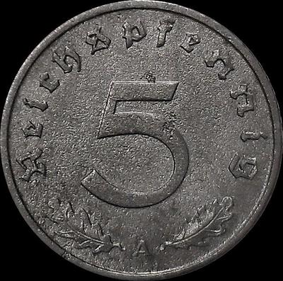 5 пфеннигов 1941 А Германия. Третий рейх.
