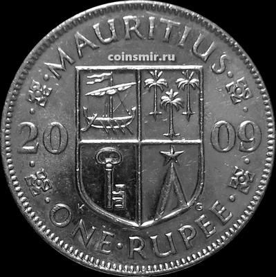 1 рупия 2009 Маврикий.
