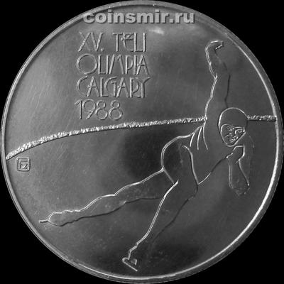 500 форинтов 1986 Венгрия. Олимпиада 1988 в Калгари.