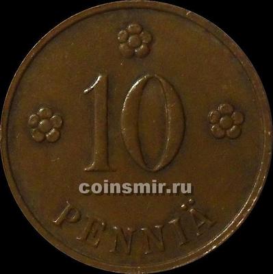 10 пенни 1938 Финляндия.
