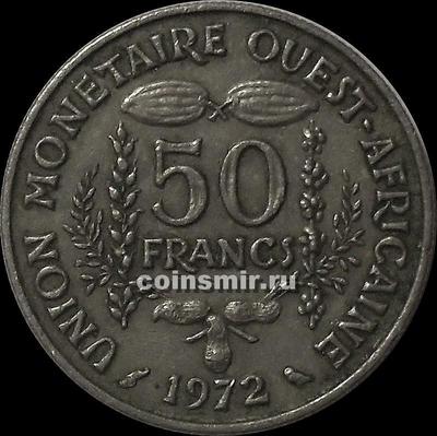50 франков 1972  КФА BCEAO (Западная Африка).