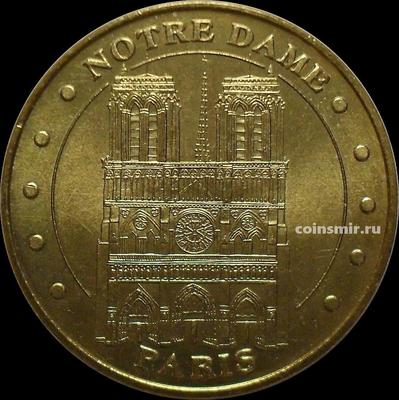 Жетон Нотр-Дам де Пари Франция 2010. Парижский монетный двор.