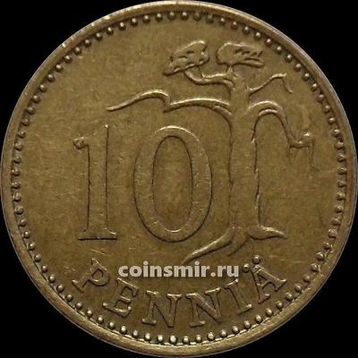 10 пенни 1975 S Финляндия.
