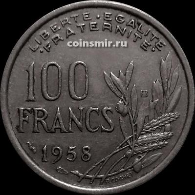 100 франков 1958 В Франция.
