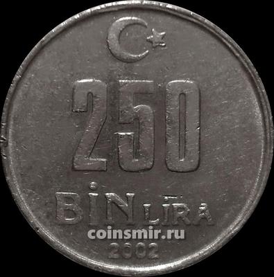 250000 лир 2002 Турция.