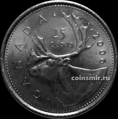 25 центов 2006 Р Канада. Северный олень.