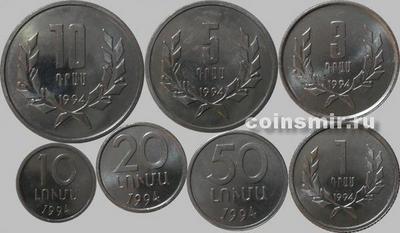 Набор из 7 монет 1994 Армения.