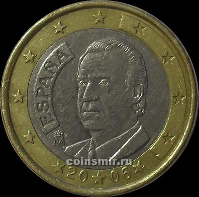 1 евро 2006 Испания. Хуан Карлос I.