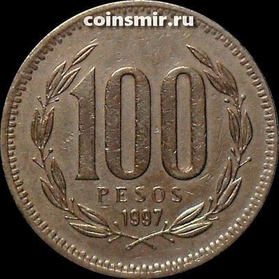 100 песо 1997 Чили.