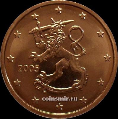 5 евроцентов 2005 М Финляндия.