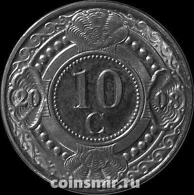 10 центов 2008 Нидерландские Антильские острова.