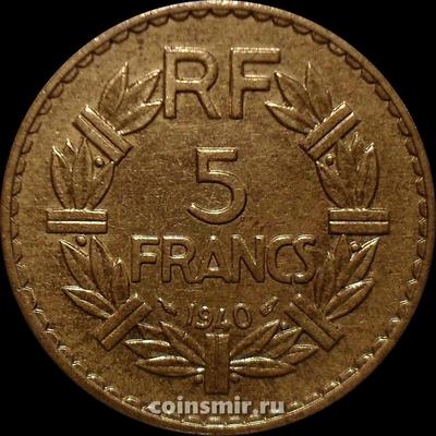 5 франков 1940 Франция.