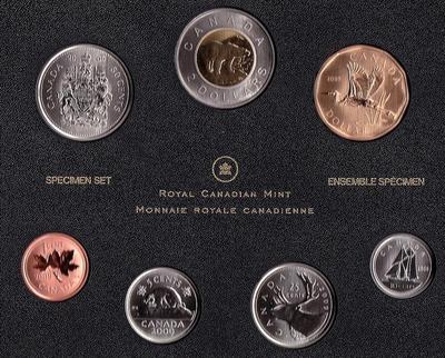 Набор из 7 монет 2009 Канада. Буклет.