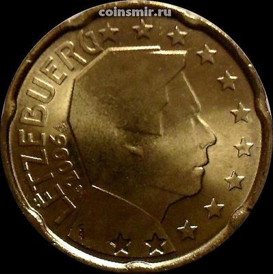 20 евроцентов 2006 S Люксембург. Великий герцог Люксембурга Анри.