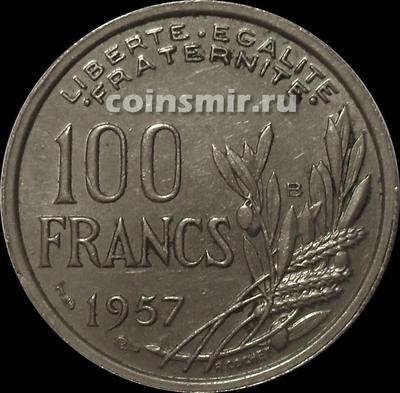 100 франков 1957 В Франция.