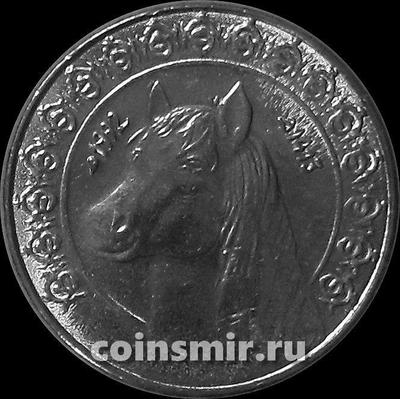 1/2 динара 1992 Алжир. Лошадь.