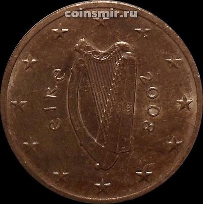 5 евроцентов 2008 Ирландия. Кельтская арфа.