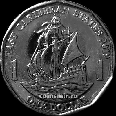 1 доллар 2019 Восточные Карибы.