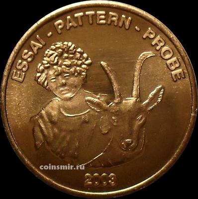 5 евроцентов 2003 Швейцария. Европроба. Ceros.