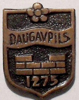 Значок Даугавпилс 1275. Латвия.