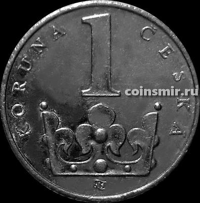 1 крона 1996 Чехия.