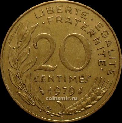20 сантимов 1979 Франция.
