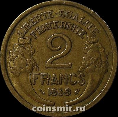 2 франка 1939 Франция.