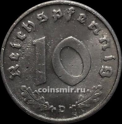 10 пфеннигов 1941 D Германия.